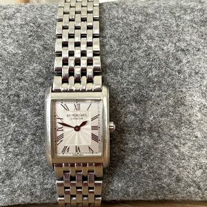 Raymond Weil Ladies bracelet rectangle watch.